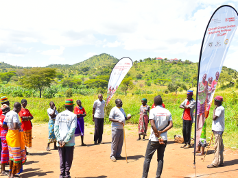 Community leaders in karamoja, uganda, taking part in interest-based mediation and negotiation training through the cclap program.